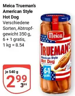 Globus Meica Trueman's American Style Hot Dog Angebot