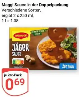 Globus Maggi Sauce in der Doppelpackung Angebot