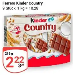 Globus Ferrero Kinder Country Angebot