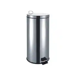 Netto Marken-Discount Abfalleimer mit Fußpedal ø29 x 64 cm - 30 L aus hochwertigem Edelstahl Angebot