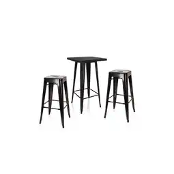 Netto Marken-Discount hjh OFFICE Barstuhl Vantaggio Set Metall ohne Armlehnen Angebot