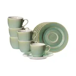 Netto Marken-Discount Ritzenhoff & Breker Espressotassen mit Untertassen Borneo 90 ml 6er Set Angebot