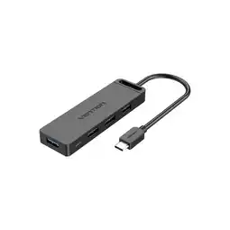 Netto Marken-Discount 5in1 mit 4 Ports USB 3.0 und USB-C Kabel Vention Dockingstation Angebot