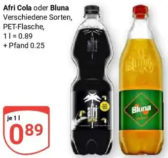 Globus Afri Cola oder Bluna Angebot