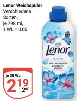 Globus Lenor Weichspüler Angebot