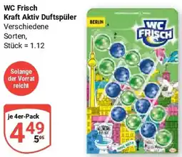 Globus WC Frisch Kraft Aktiv Duftspüler Angebot