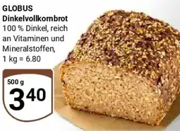 Globus GLOBUS Dinkelvollkornbrot Angebot