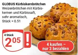 Globus GLOBUS Kürbiskernbrötchen Angebot