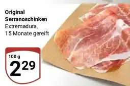 Globus Original Serranoschinken Angebot