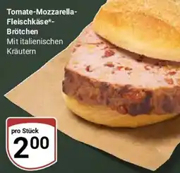 Globus Tomate-Mozzarella Fleischkäse Brötchen Angebot