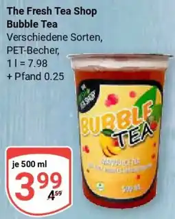 Globus The Fresh Tea Shop Bubble Tea Angebot