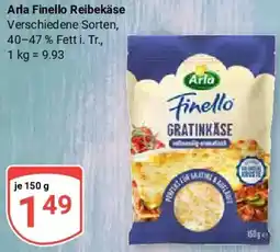 Globus Arla Finello Reibekäse Angebot