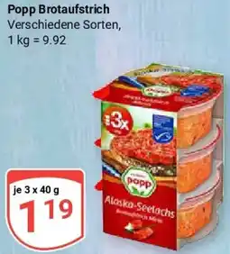 Globus Popp Brotaufstrich Angebot