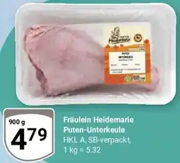 Globus Fräulein Heidemarie Puten-Unterkeule Angebot