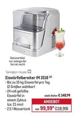 METRO Eiswürfelbereiter IM 1518 Angebot