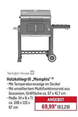 METRO Holzkohlegrill „Memphis“ Angebot
