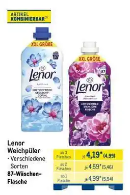 METRO Lenor Weichpüler Angebot