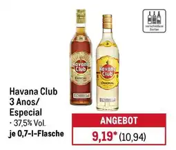 METRO Havana Club 3 Anos/Especial Angebot