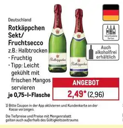 METRO Rotkäppchen Sekt/Fruchtsecco Angebot