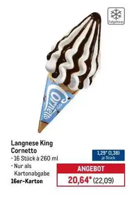 METRO Langnese King Cornetto Angebot