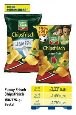 METRO FUNNY-FRISCH Chipsfrisch Angebot