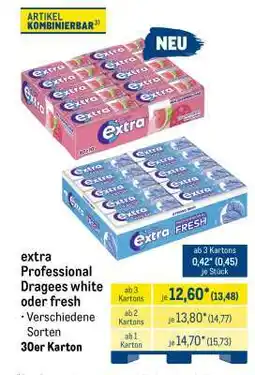METRO extra Professional Dragees white oder fresh Angebot