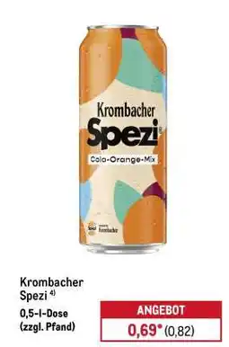 METRO Krombacher Spezi Angebot