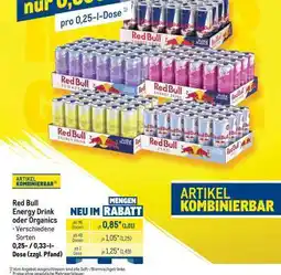 METRO Red Bull Energy Drink oder Organics Angebot
