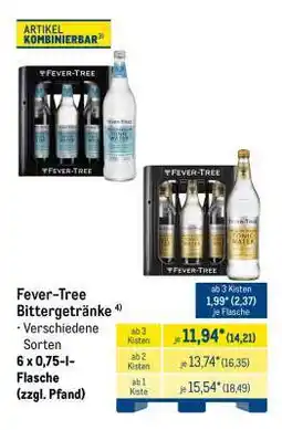 METRO Fever-Tree Bittergetränke Angebot