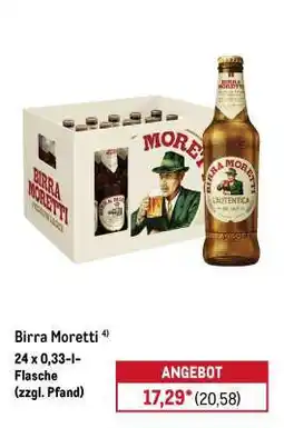 METRO Birra Moretti Angebot