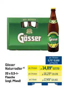 METRO Gösser Naturradler Angebot