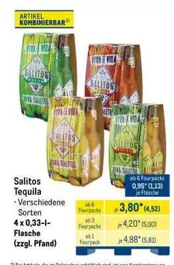 METRO Salitos Tequila Angebot