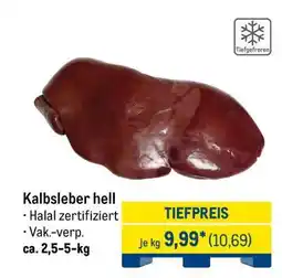 METRO Kalbsleber hell Angebot