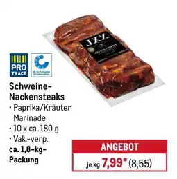 METRO Schweine- nackensteaks Angebot