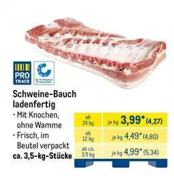 METRO Schweine-Bauch ladenfertig Angebot