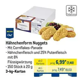 METRO Hähnchenform Nuggets Angebot