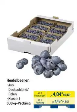 METRO Heidelbeeren Angebot