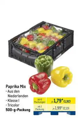 METRO Paprika Mix Angebot