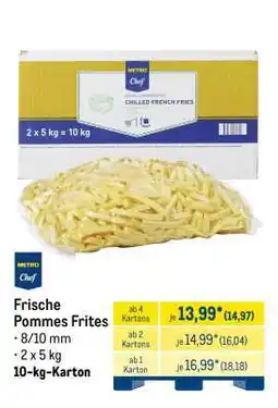 METRO Frische Pommes Frites Angebot