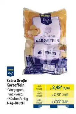METRO Extra Große Kartoffeln Angebot