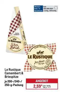 METRO Le Rustique Camembert & Briespitze Angebot