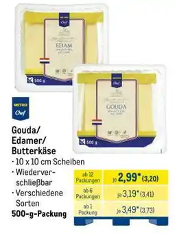 METRO METRO Chef Gouda/Edamer/Butterkäse Angebot