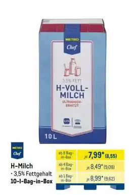 METRO H-Milch Angebot