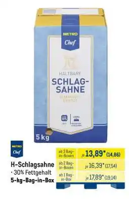METRO METRO Chef H-Schlagsahne Angebot