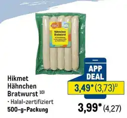 METRO Hikmet Hähnchen Bratwurst Angebot