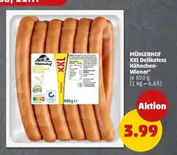 PENNY MÜHLENHOF XXL Delikatess Hähnchen-Wiener Angebot
