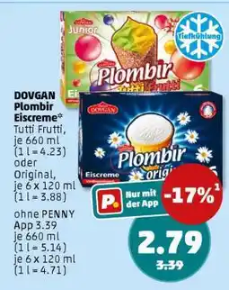 PENNY Dovgan Plombir Eiscreme Angebot