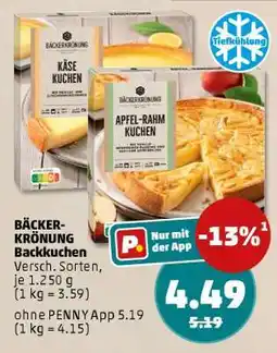 PENNY BÄCKER-KRÖNUNG Backkuchen Angebot