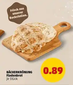 PENNY BÄCKERKRÖNUNG Fladenbrot Angebot