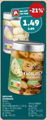 PENNY ORTO MIO Knoblauch Angebot
